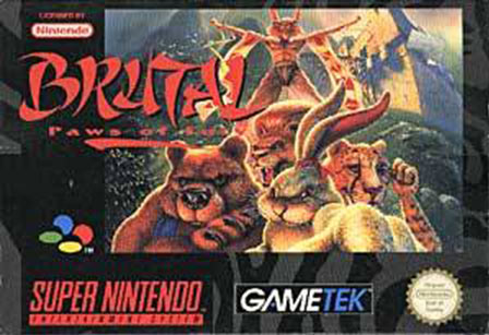 download brutal paws of fury snes